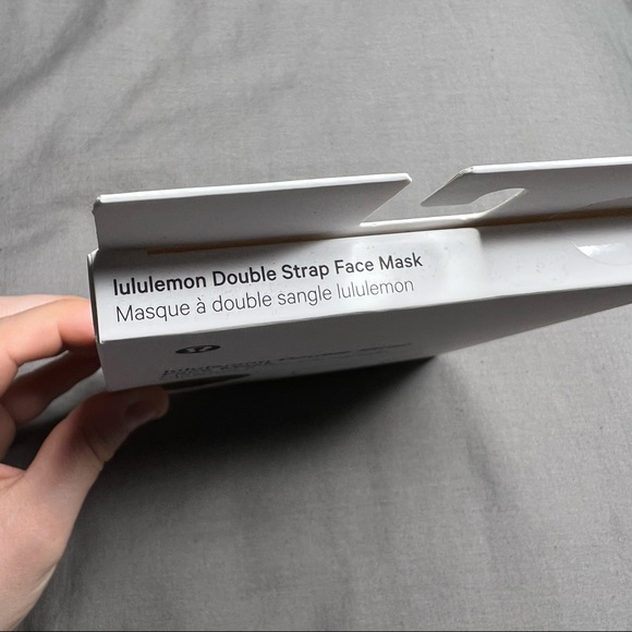 NWT Lululemon Double Strap Face Mask Unopened/Unused *BRAND NEW* (DYBZ) - Picture 5 of 12
